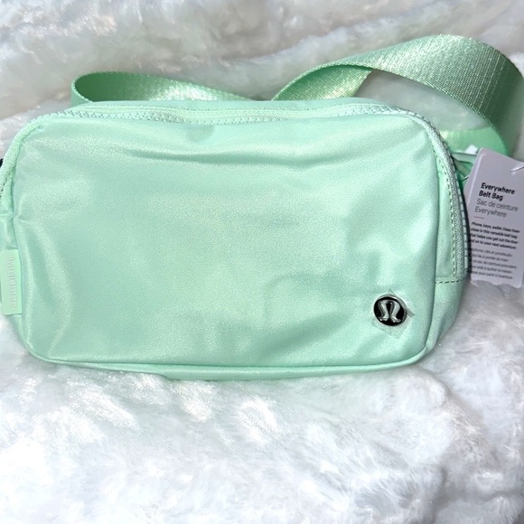 lululemon athletica Handbags - SOLD-  LULULEMON Everywhere Belt Bag in Mint Moment NWT  *LAST ONE!*